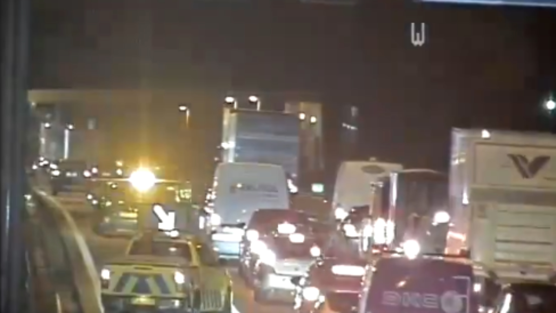 Lange file op A12 richting Utrecht door ongeval.