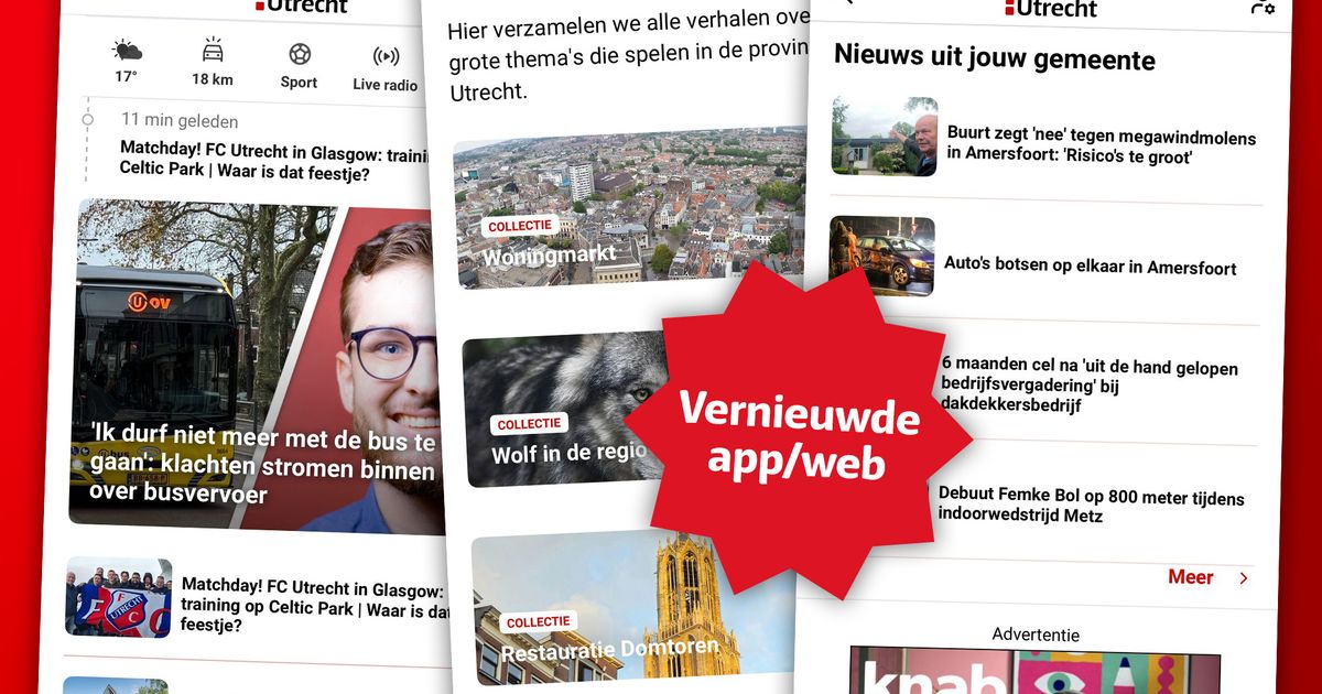 Nieuw in de RTV Utrecht-app - RTV Utrecht