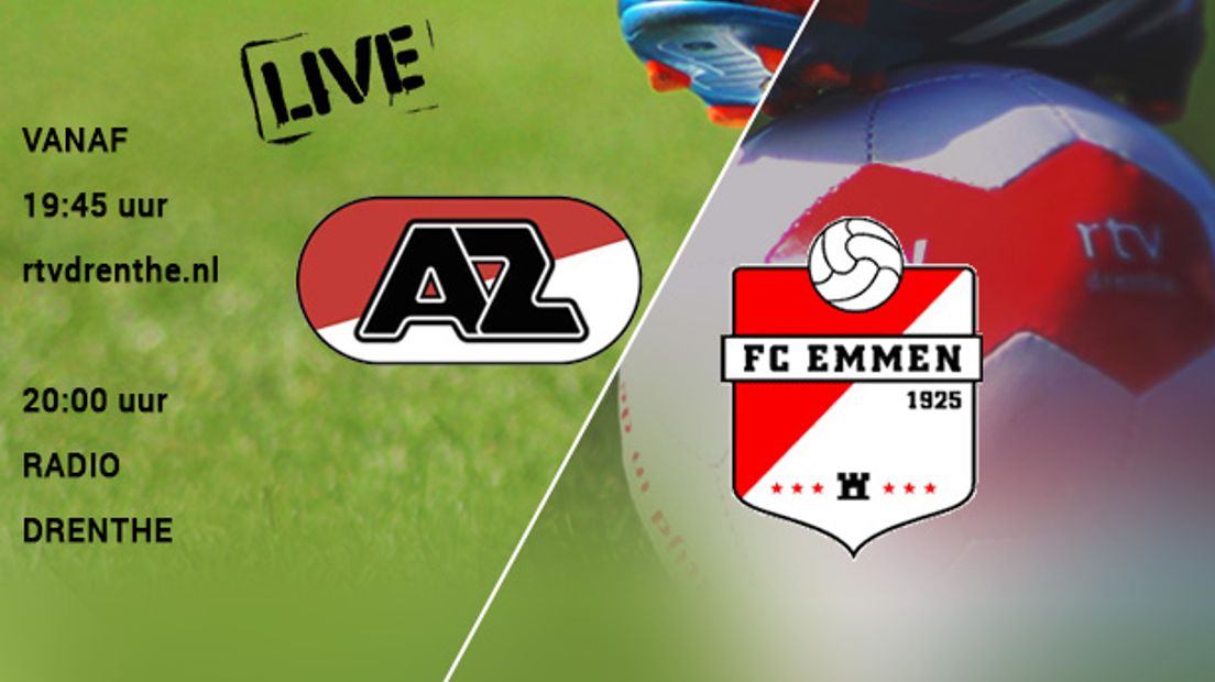 FC Emmen bekert vanavond tegen AZ