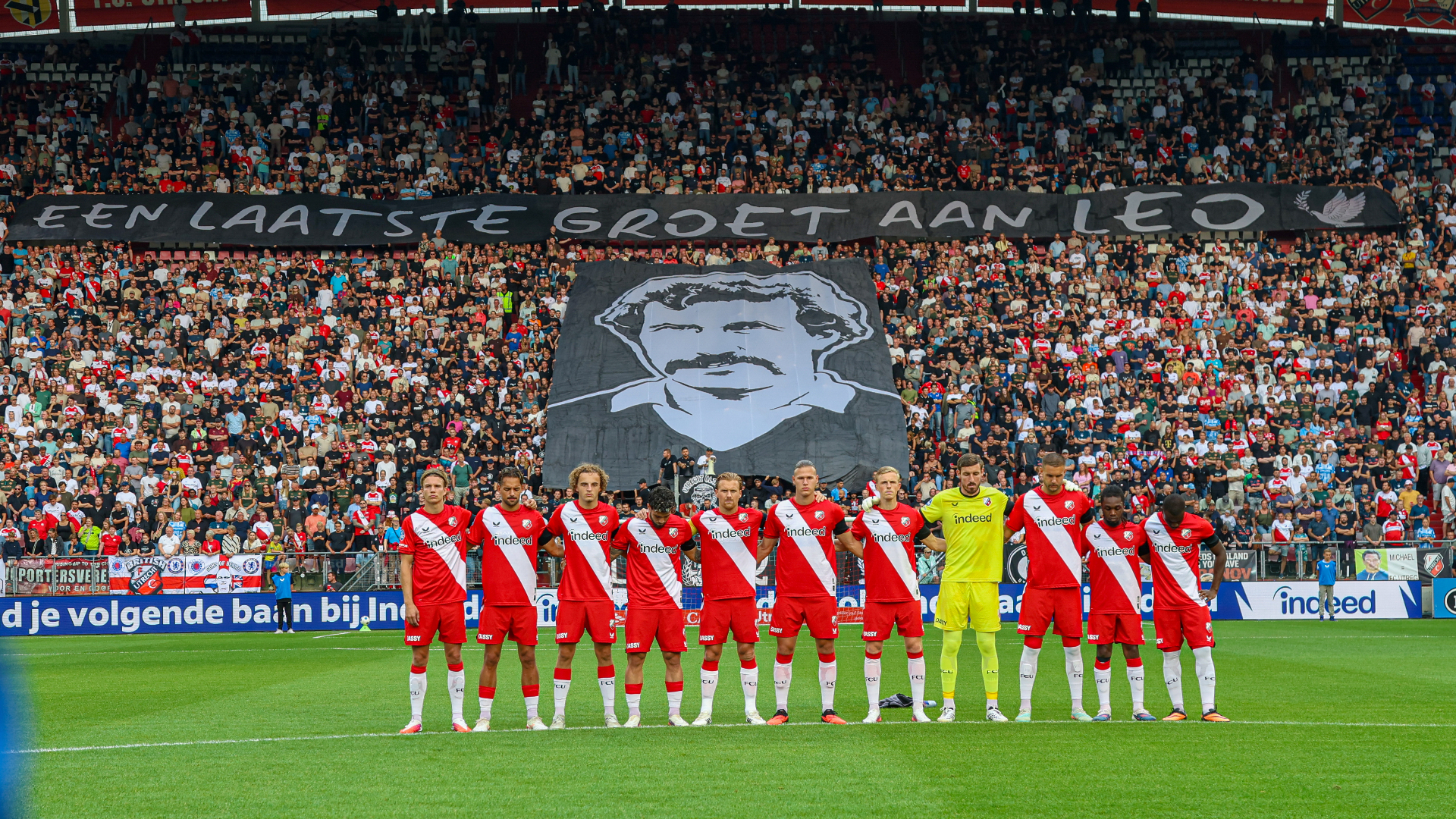 Galgenwaard brengt laatste groet aan 'Mister FC Utrecht' Leo van Veen