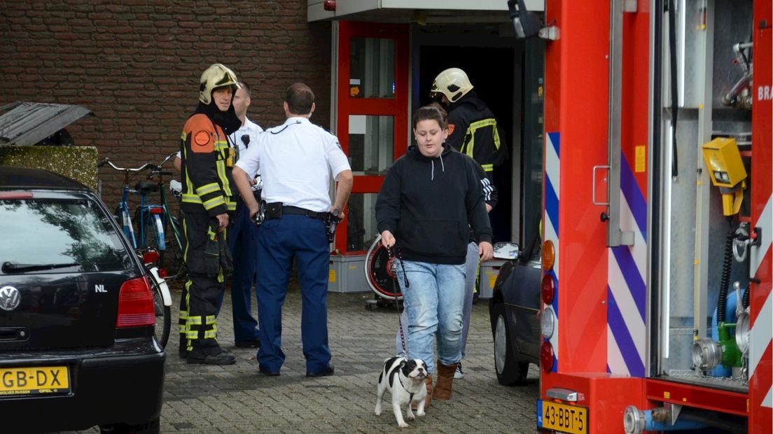 Evacuatie van bewoners in Enschede