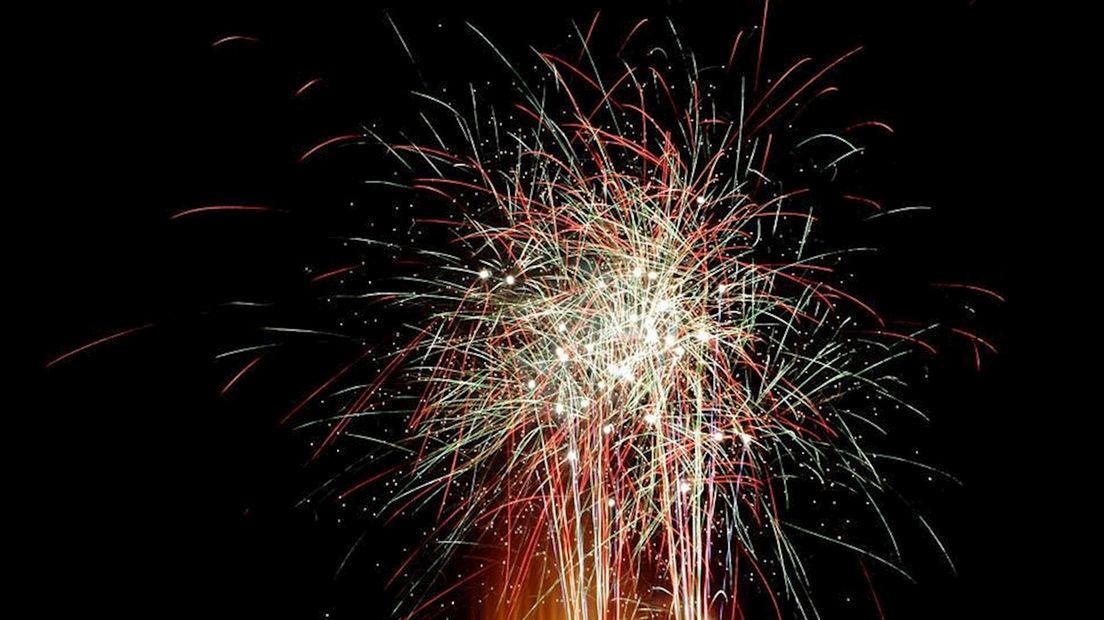 Vuurwerk tijdens oud en nieuw
