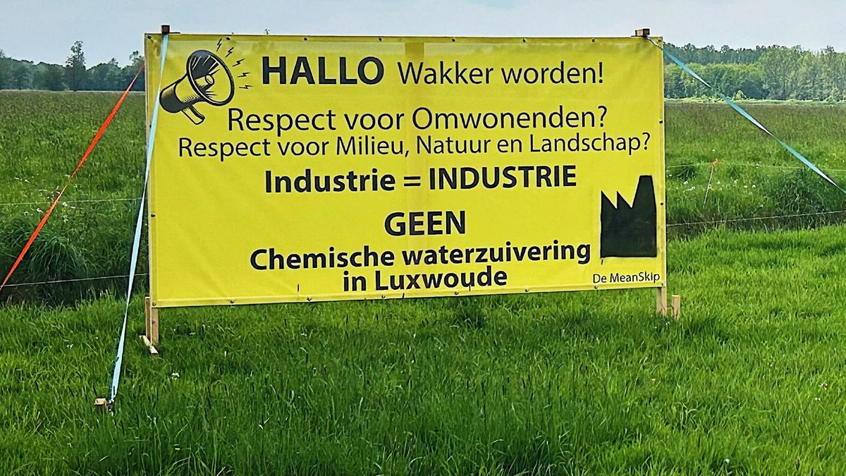 Onbegrip over waterzuivering Luxwoude: 