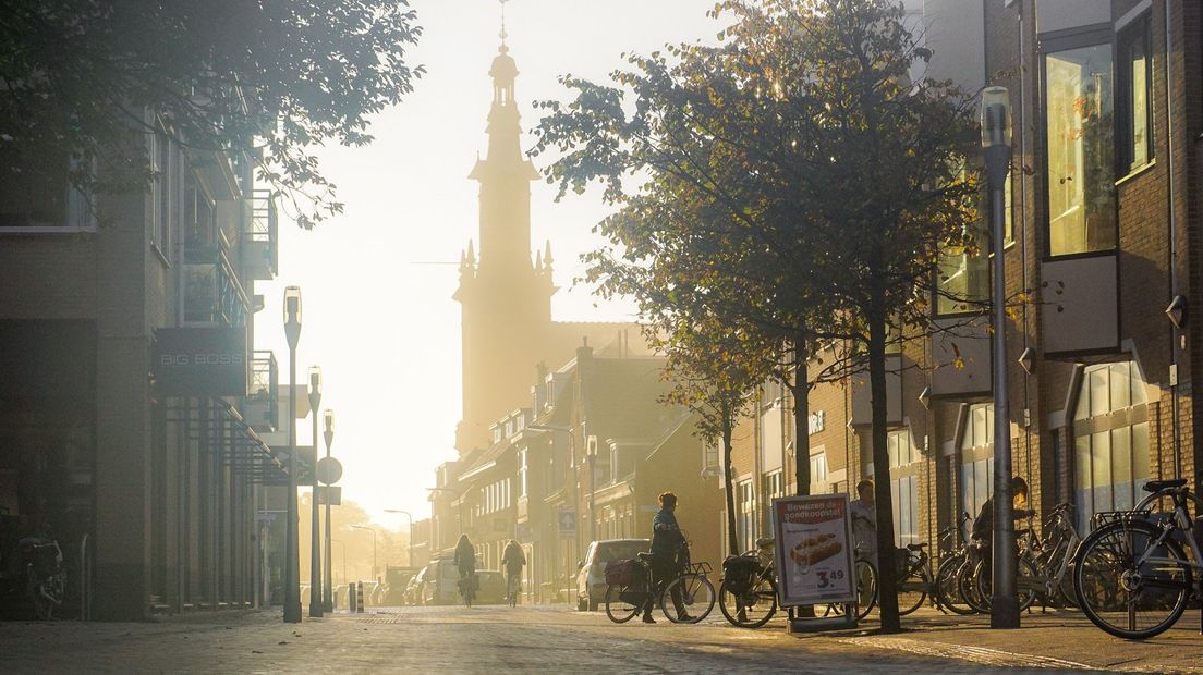 Een mistig Katwijk.