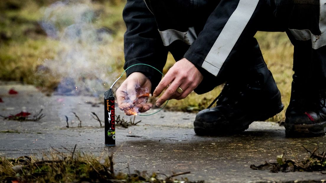Een zwaar knalvuurwerk