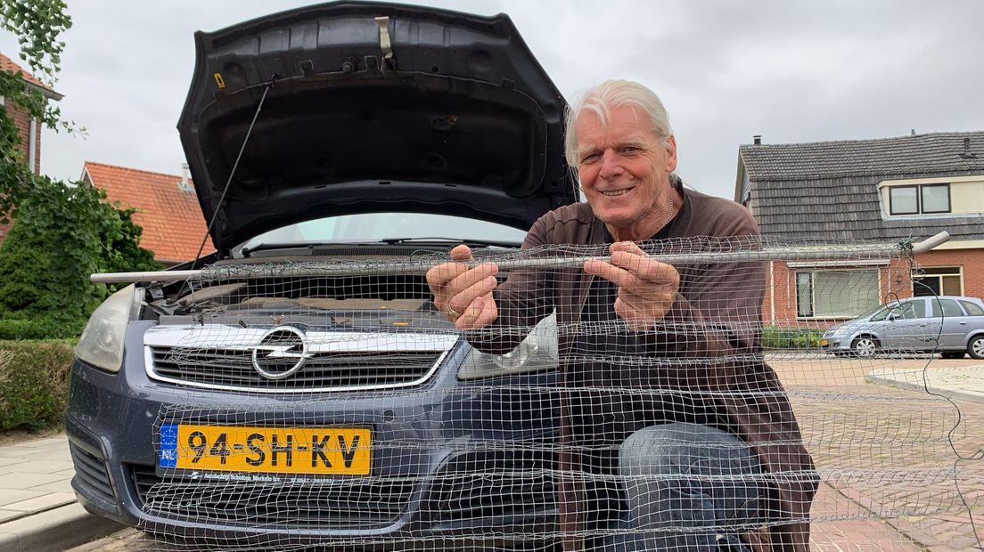 Han uit Delden heeft dé oplossing tegen steenmarters: "Gaas onder je auto"