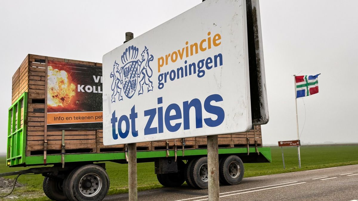 Munnekezijl zet nieuwe grens naar Groningen neer als oudejaarsstunt: 