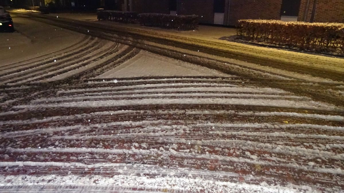 Vannacht en morgenochtend code geel vanwege kans op lokale gladheid