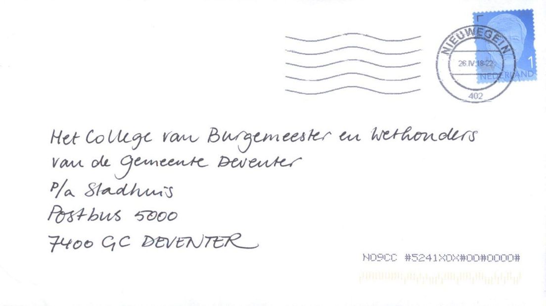 Boze brieven naar Deventer