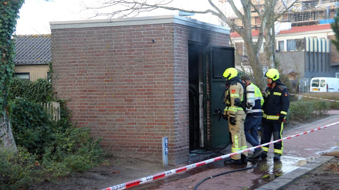 Stroomstoring door brand in transformatorhuisje Cadzand