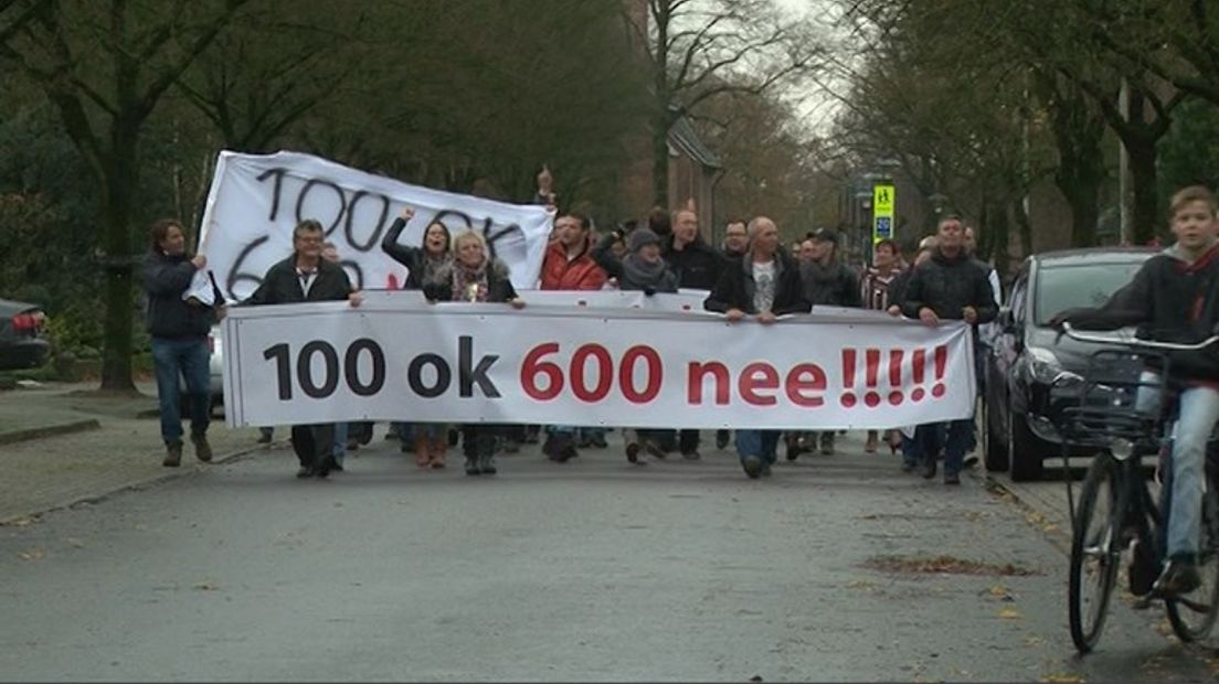 Een demonstratie eerder in de gemeente Ede