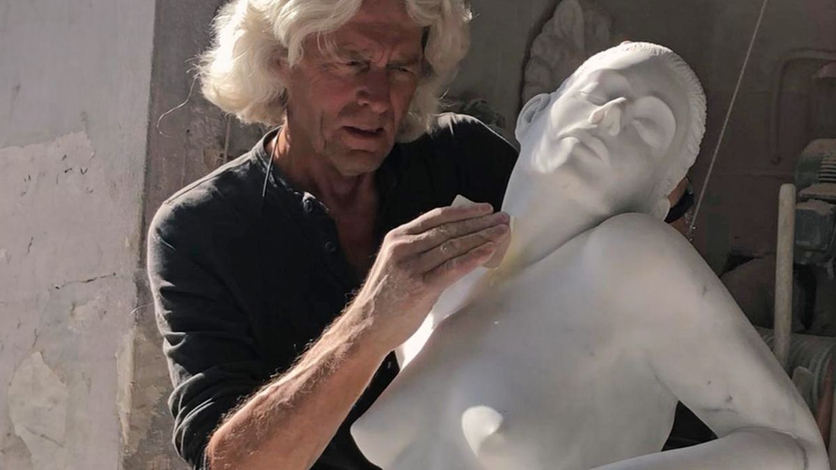 Kunstenaar Jeen Bosma verhuisde van Oranjewoud naar een dorpje in Italië: 