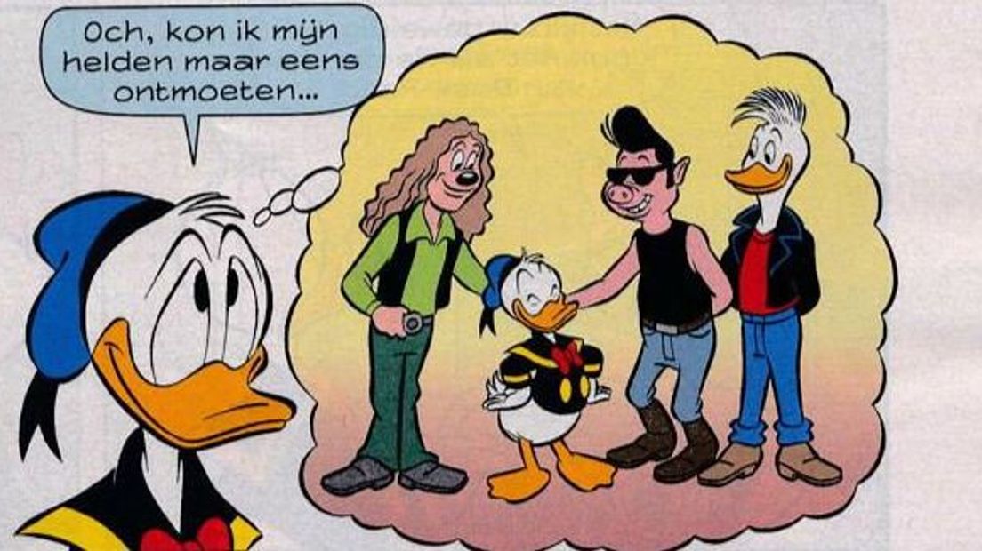 Donald Duck droomt van  Duck-Rect