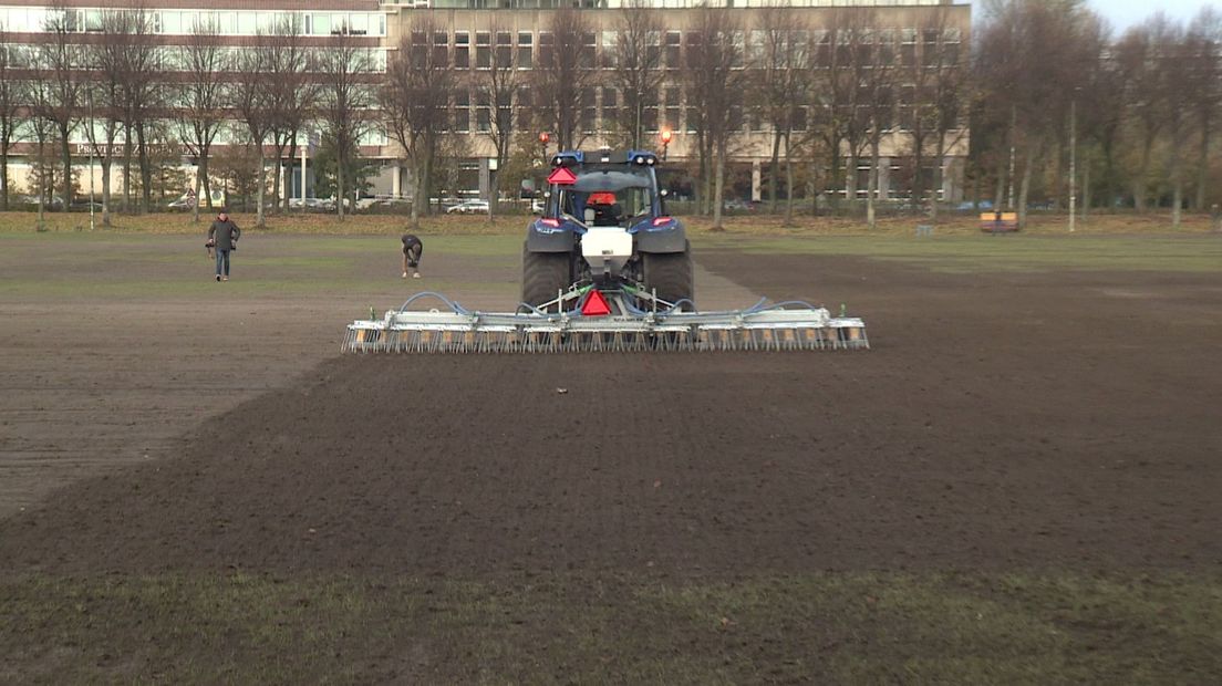 Onderhoud aan het Malieveld
