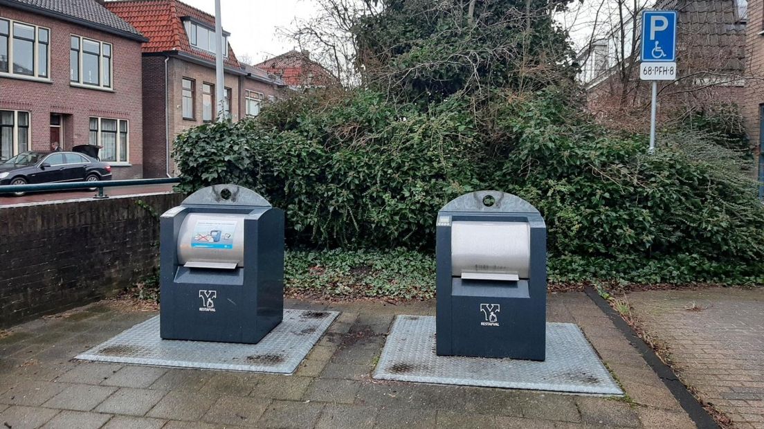 Ondergrondse containers in Leiden