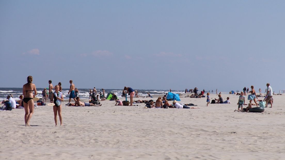 Het strand van Schiermonnikoog.