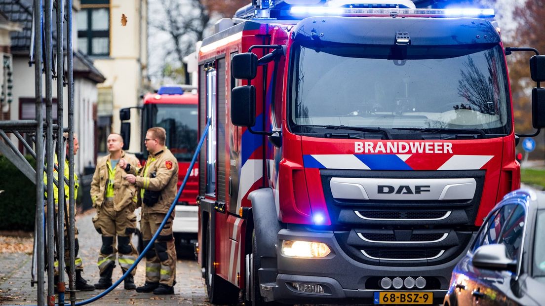 De brandweer in Sappemeer