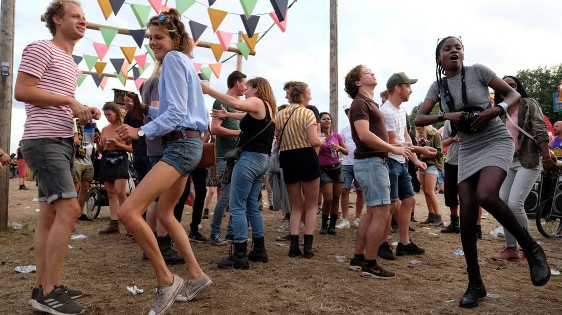 Zwarte Cross-bezoekers tijdens de editie van 2019.