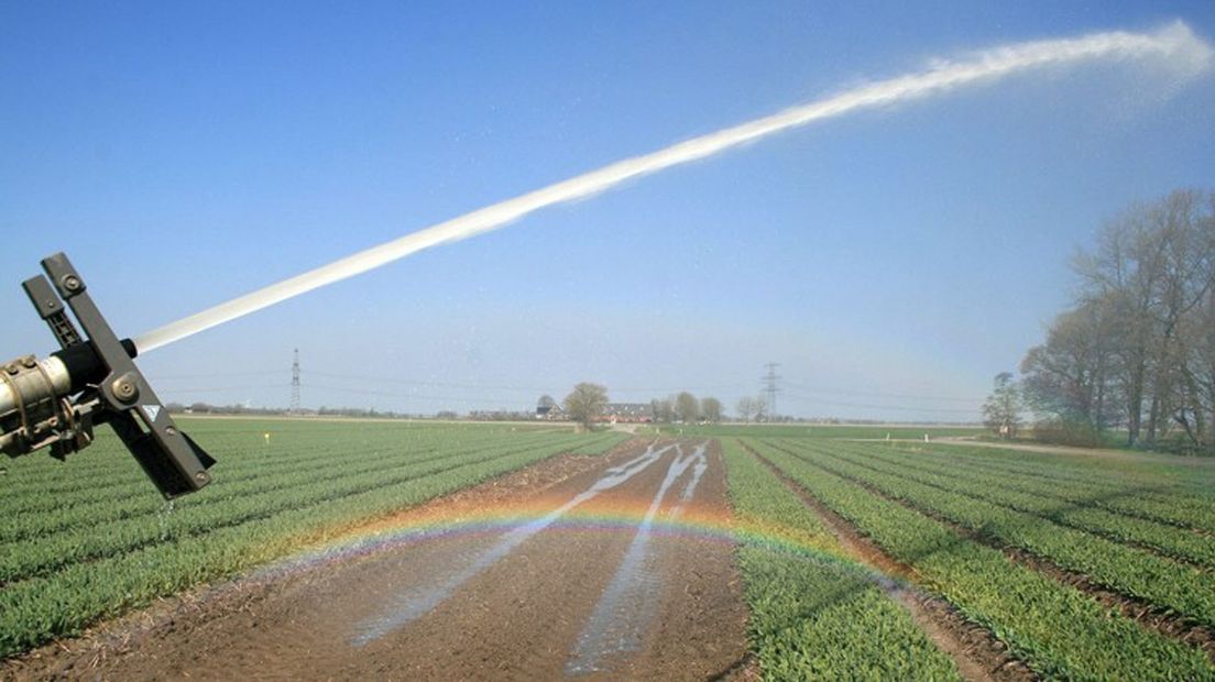 Boeren die willen beregenen, moeten dat vooraf melden