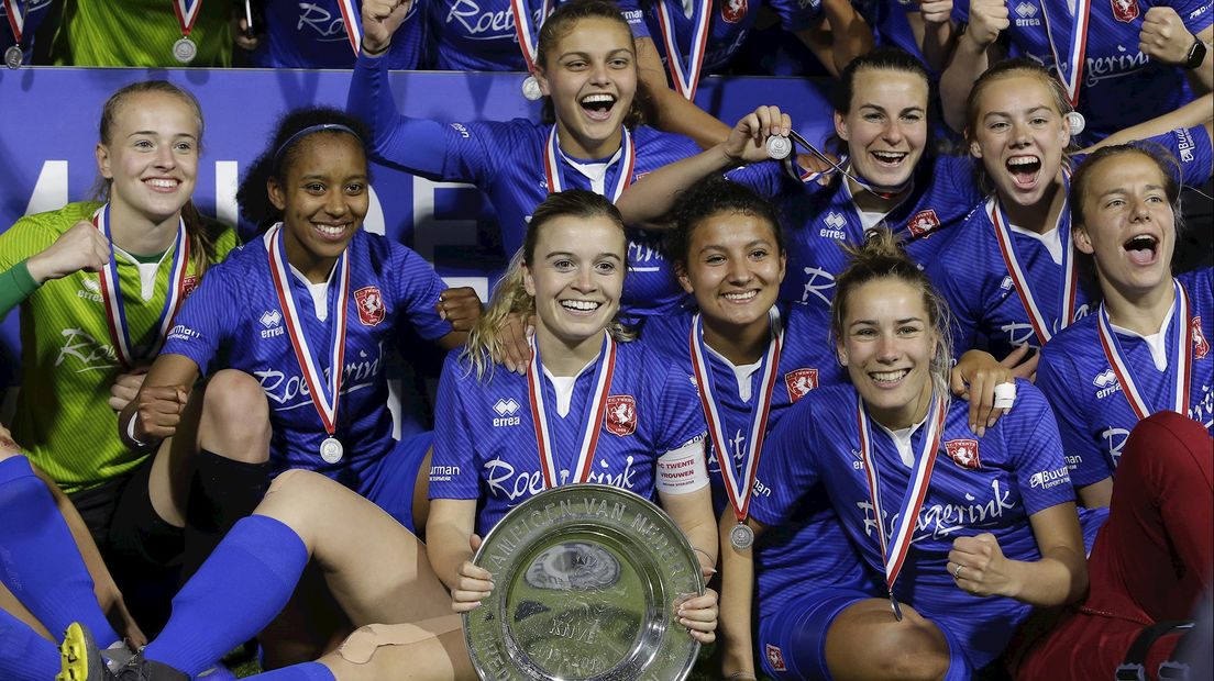 FC Twente Vrouwen kroonde zich vrijdag tot landskampioen