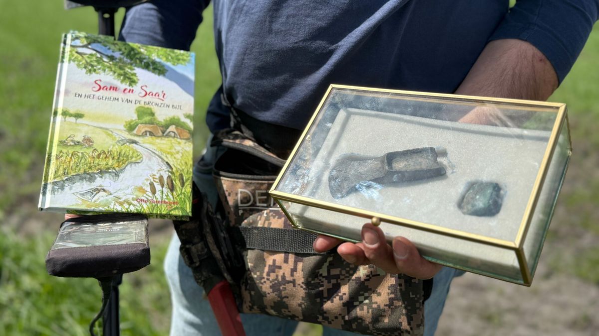 Schattenjager Otto Torenbosch schrijft kinderboek over eeuwenoude bijlvondst