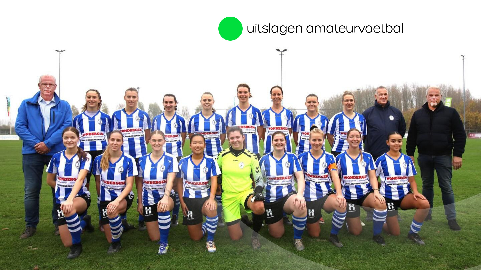 Uitslagen amateurvoetbal zaterdag 14 februari