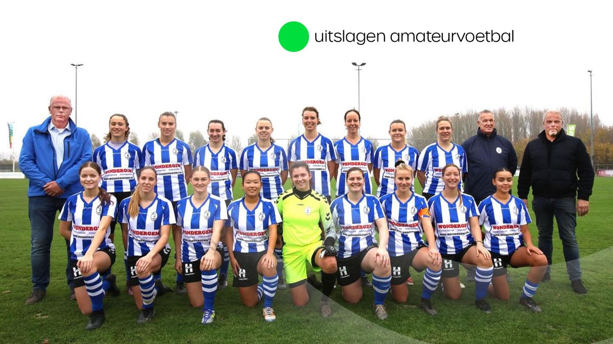 Uitslagen amateurvoetbal zaterdag 14 februari