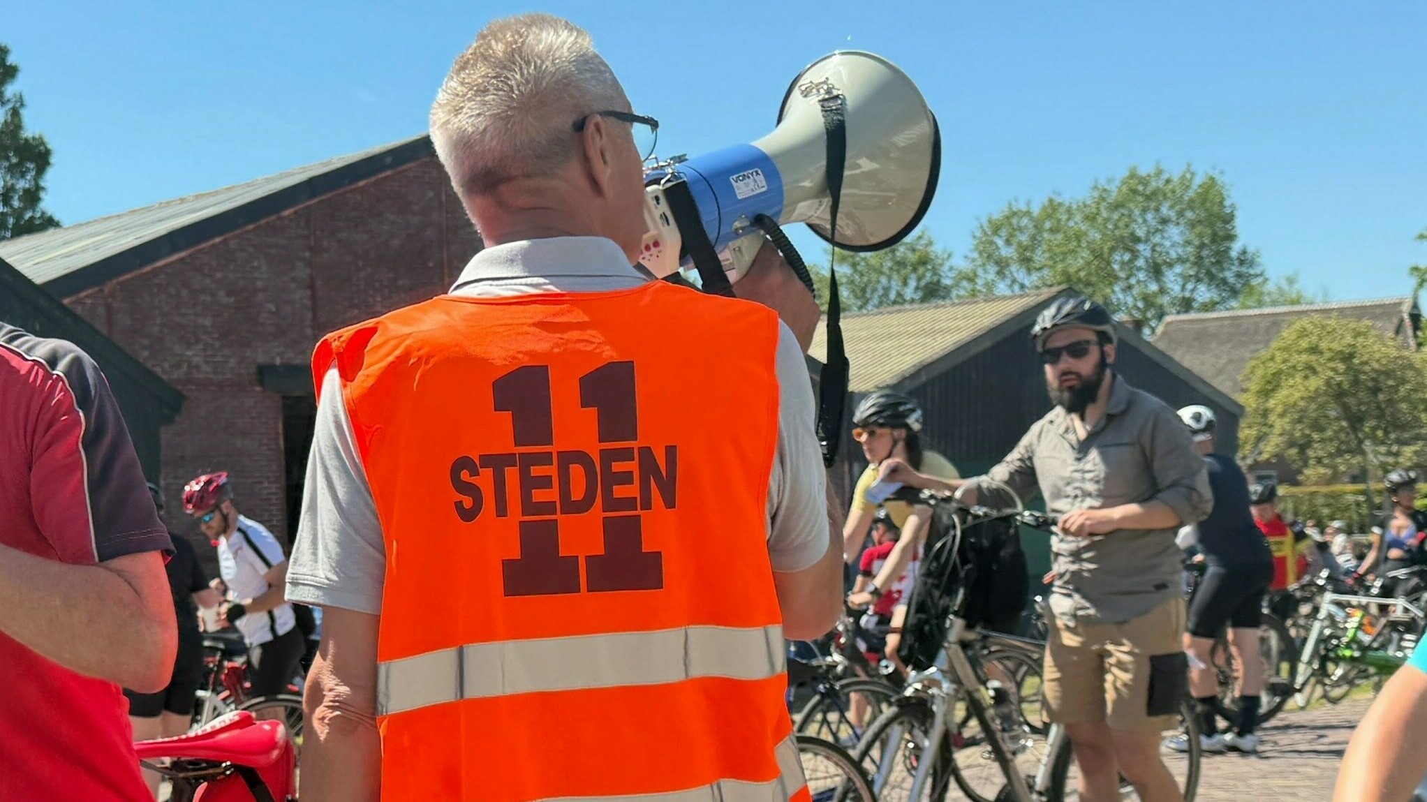 De drukte van eerder vandaag in Holwert