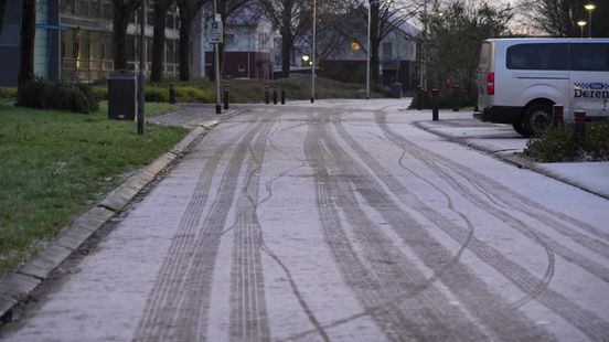 Het nieuwe jaar heeft niet lang nodig om Drenthe wit te kleuren