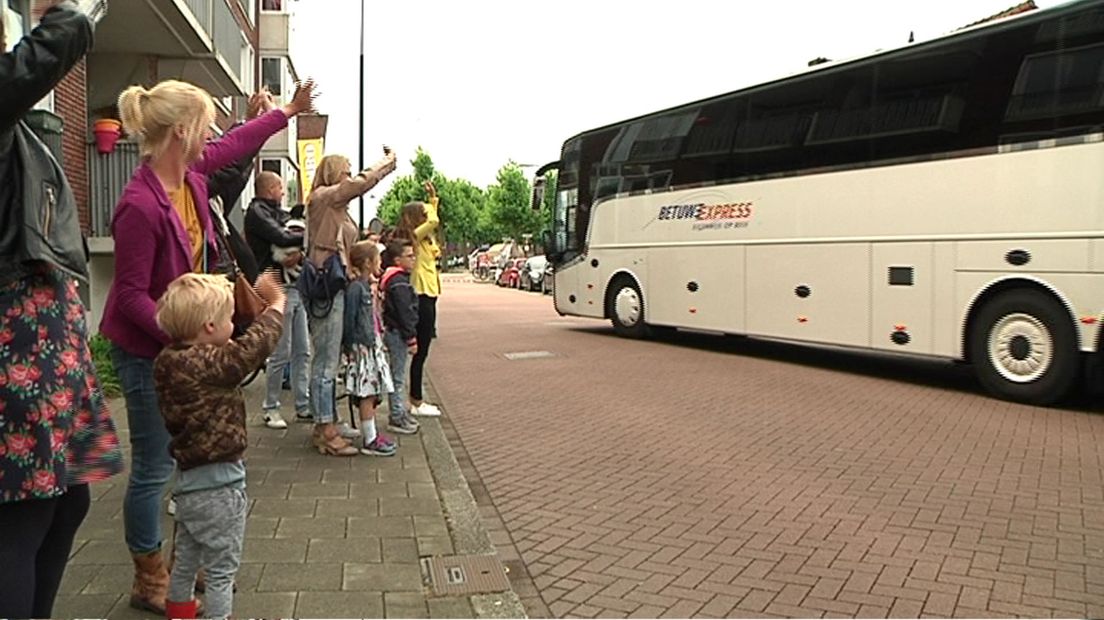 De Patrimoniumschool in Veenendaal ging donderdag op schoolreisje.