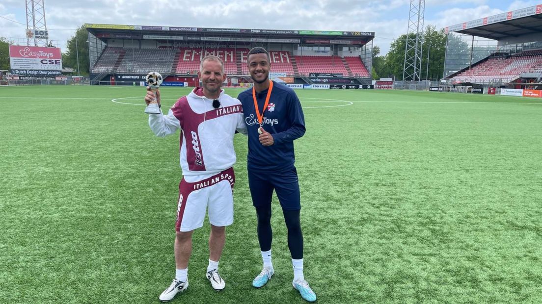 Paul Matthijs (l) en Richairo Zivkovic tonen zich tevreden