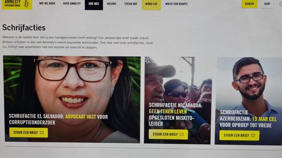Wie wil schrijven voor Amnesty International ?