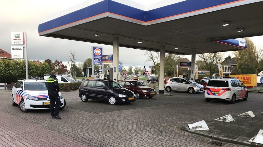Overval tankstation in Almelo