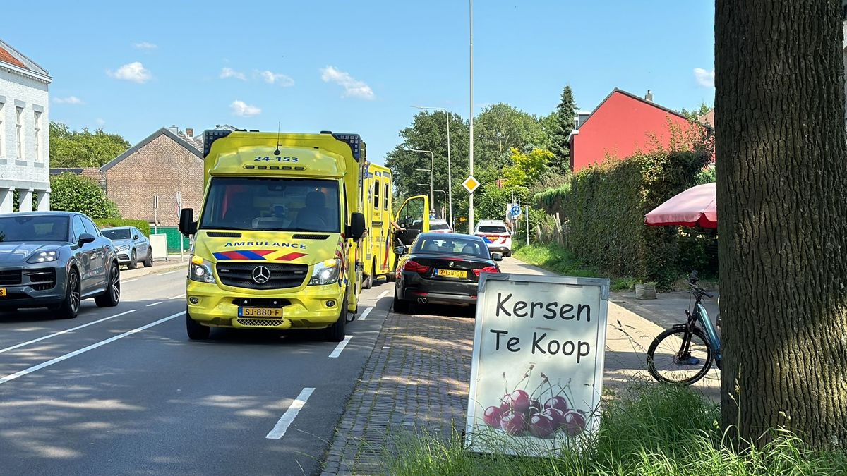 Gewonde bij ongeval tussen fietser en scooter in Cadier en Keer