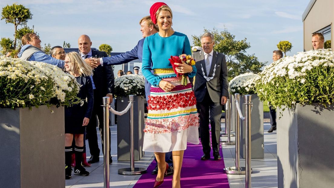 Koningin Máxima in Kerkwerve