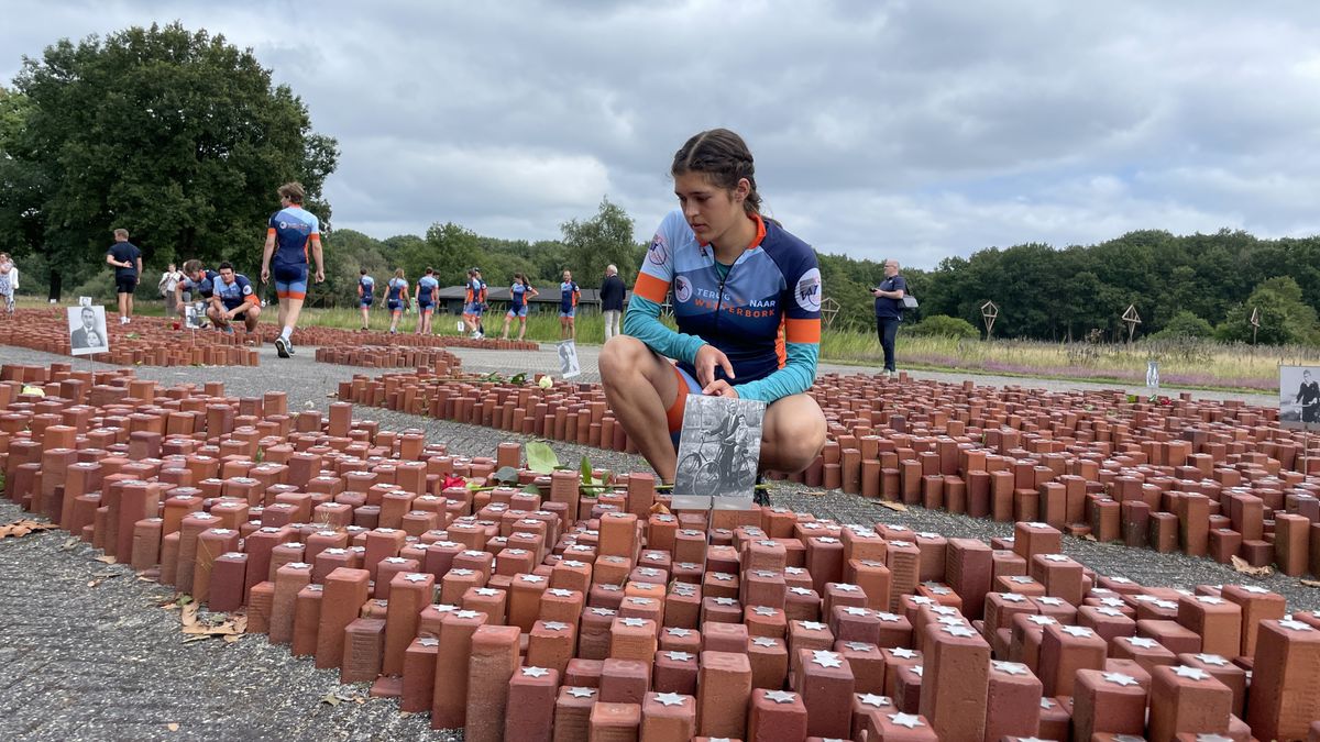 Fietstocht voor studenten van Auschwitz naar Westerbork keert terug in