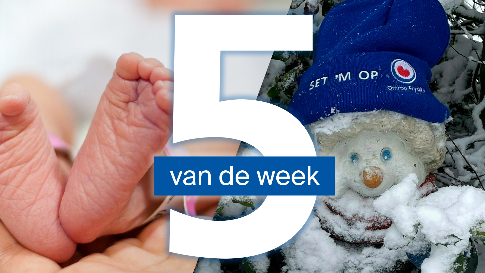 Fryslân verandert in winterwonderwereld en de populairste kindernamen van 2025