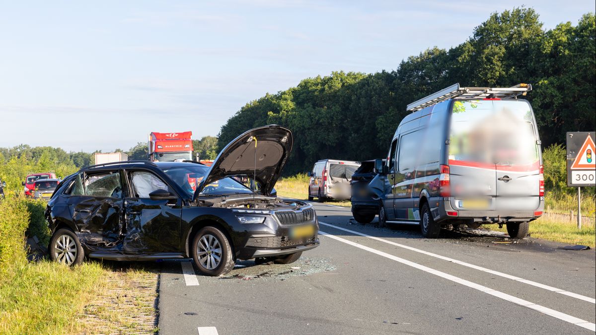 Gewonden bij ongeluk bij Ommen
