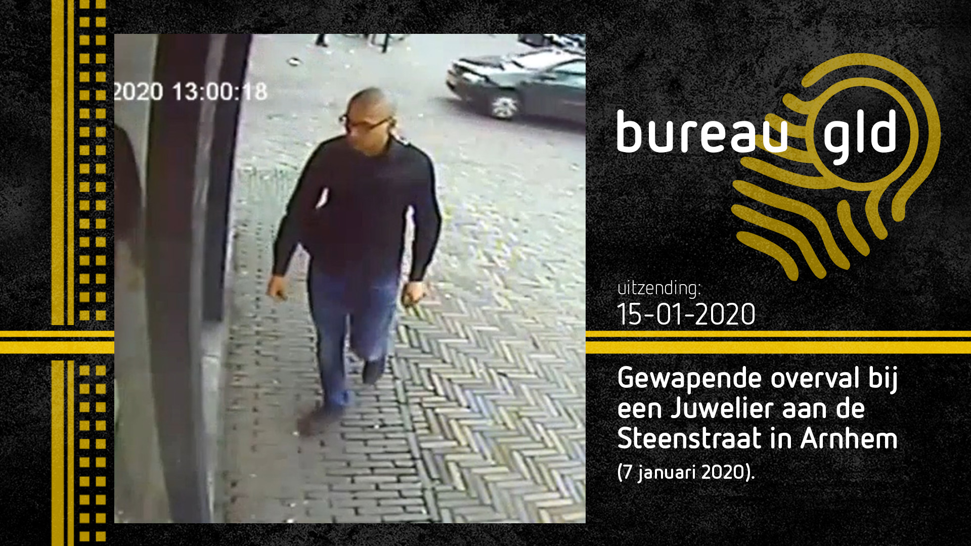 Een heftige overval op een juwelier in Arnhem. Een medewerkster wordt door de overvaller vastgebonden. Zij doet hieronder haar verhaal.