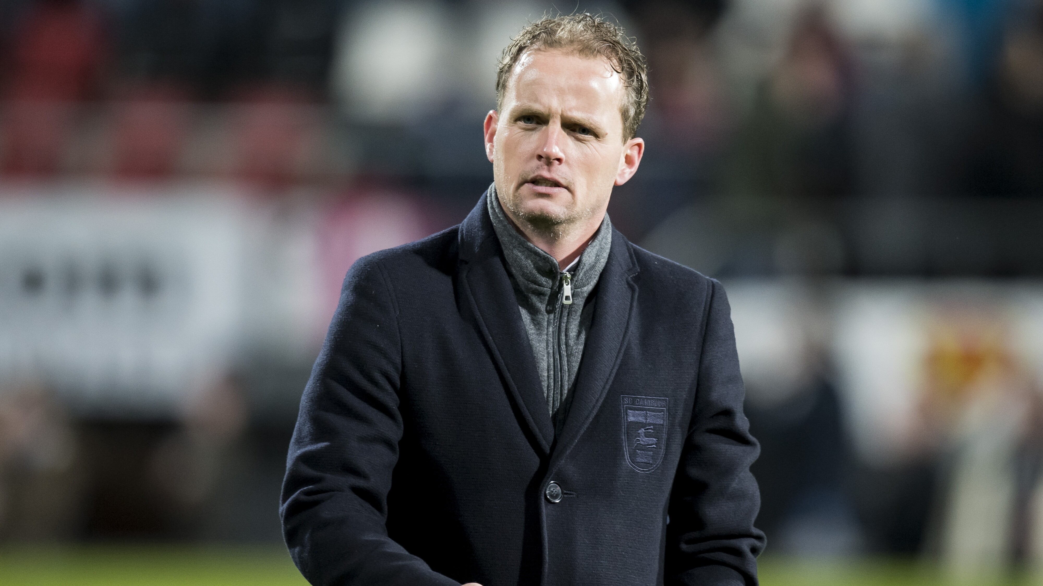 Sipke Hulshoff as trainer fan Cambuur yn 2017