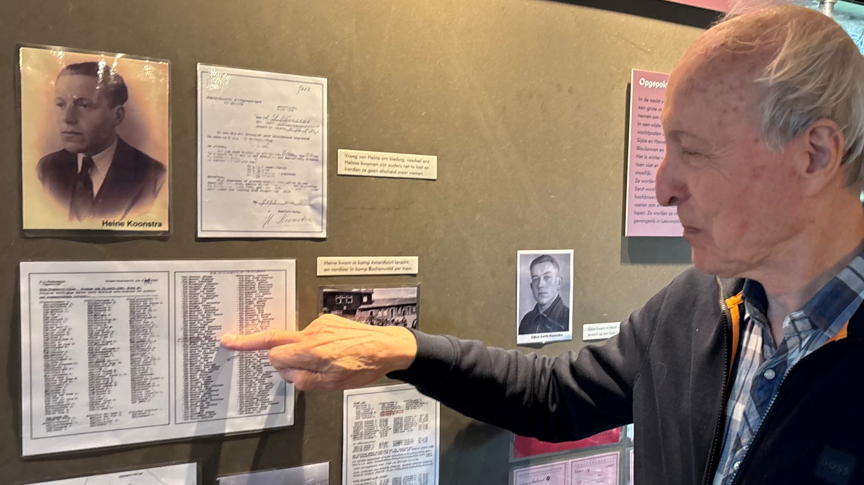 Age de Graaf siket de namme fan syn heit en dy fan Heine Koonstra op de list fan Buchenwald