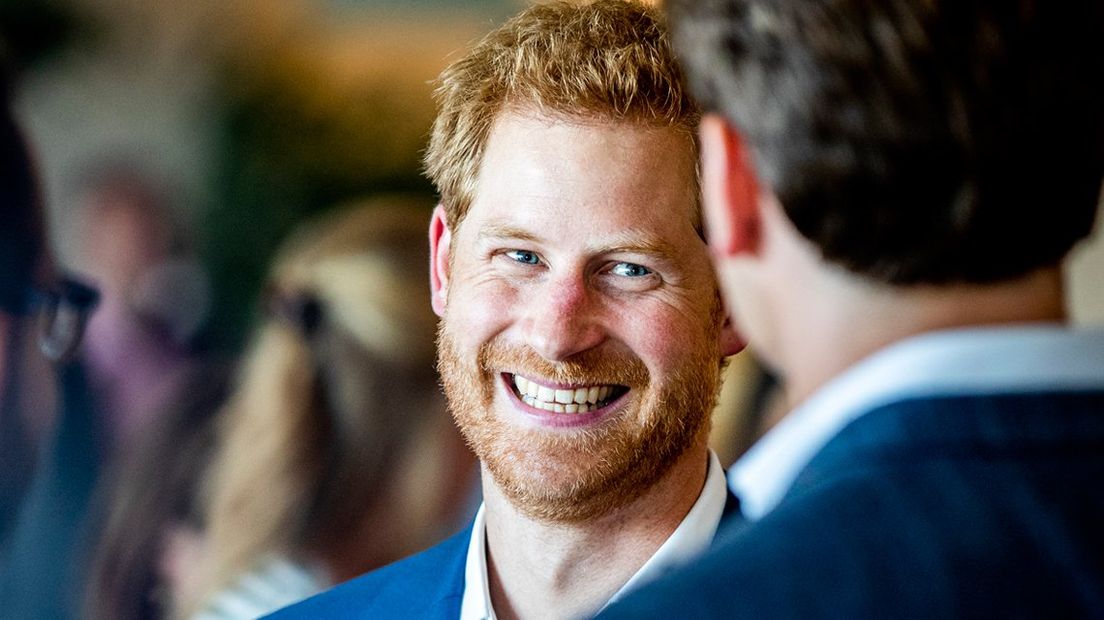 Prins Harry tijdens een eerder bezoek aan Nederland