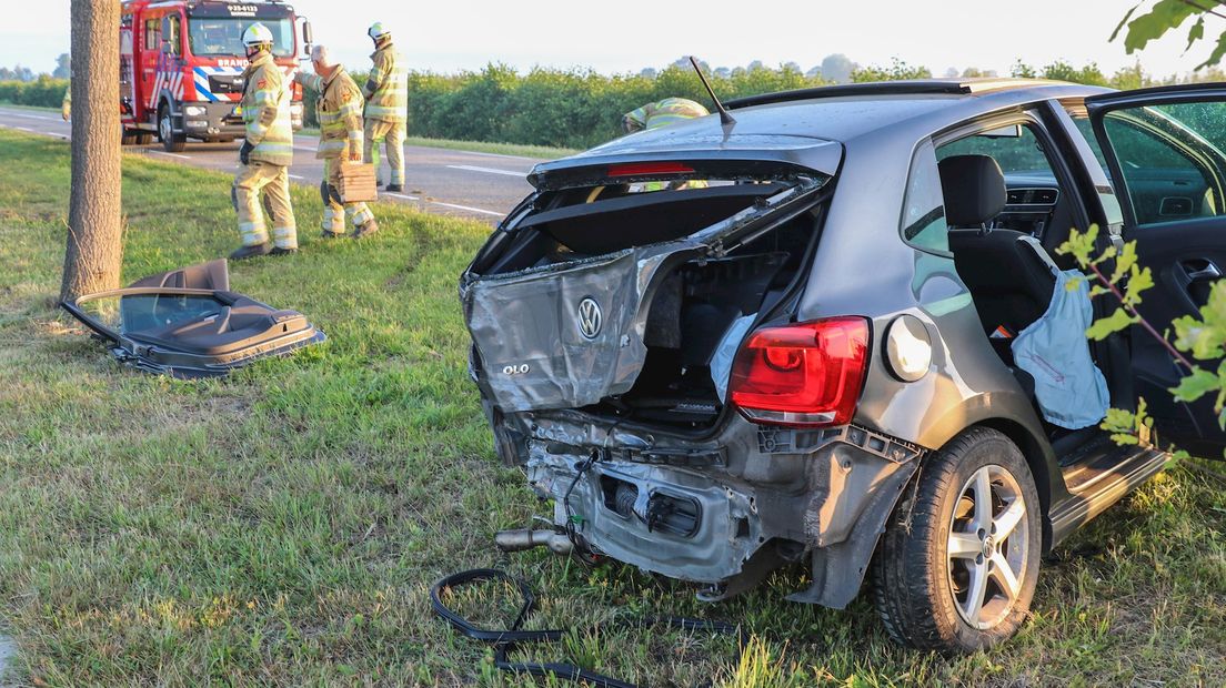 Auto van achteren aangereden