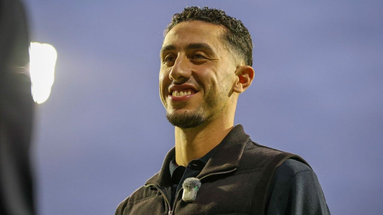 Oud FC Emmen-speler Reda Kharchouch is aanwezig