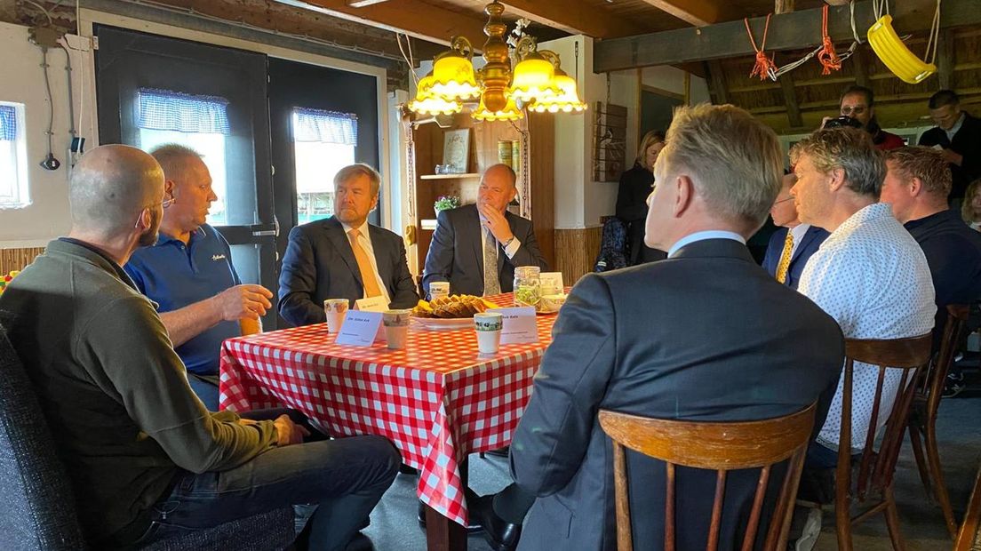 Koning Willem-Alexander op bezoek in de Kop van Overijssel