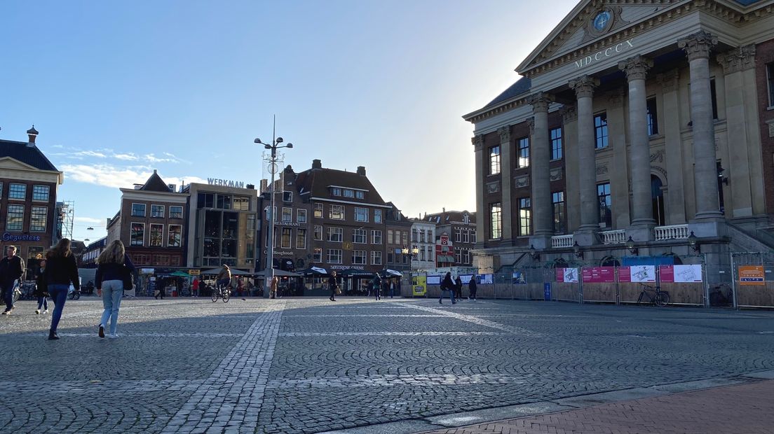 De Grote Markt in de stad Groningen