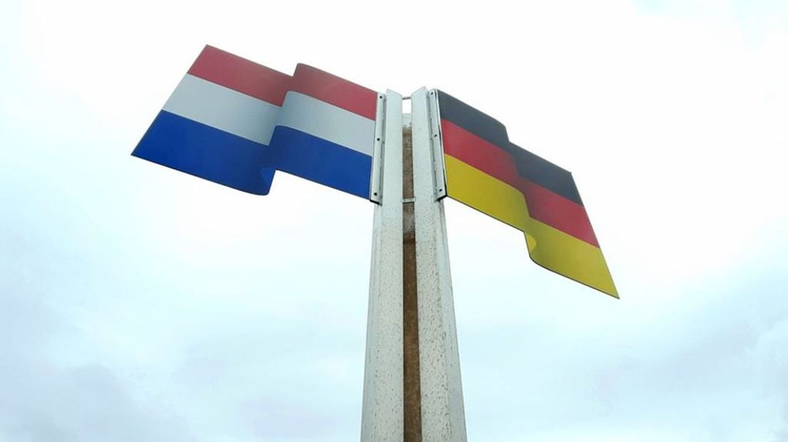 Vlag uit in Duitse Borken met Bevrijdingsdag