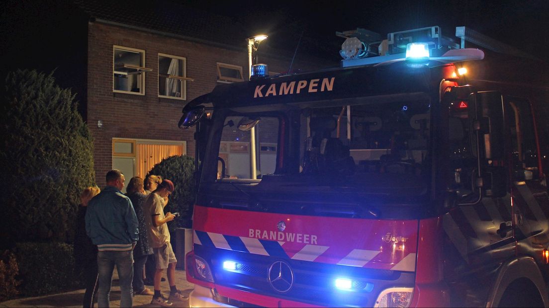 Brandweer aan de slag