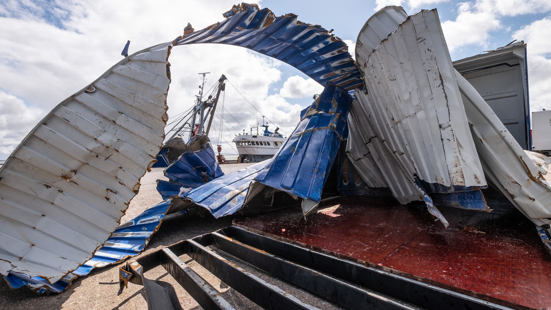 De derde geborgen container
