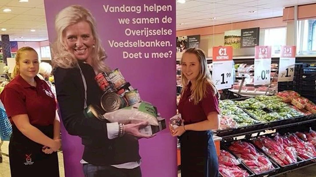 Leerlingen Rijssen Holten zetten zich in voor de actie Samen voor de Voedselbank